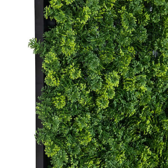 20" x 40" Framed Irish Green Meadow Artificial Living Wall Art Panel